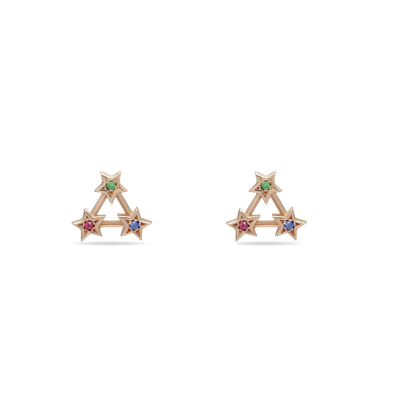 Mosuo Jewellery Regenbogen Stern Ohrstecker Tiefpreis