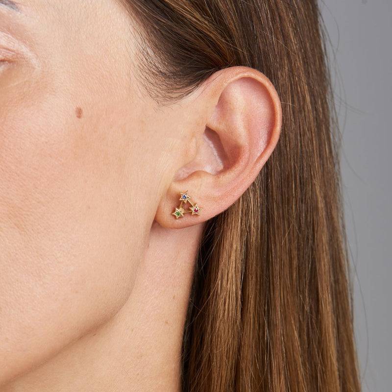 Mosuo Jewellery Regenbogen Stern Ohrstecker Super Sparpreis