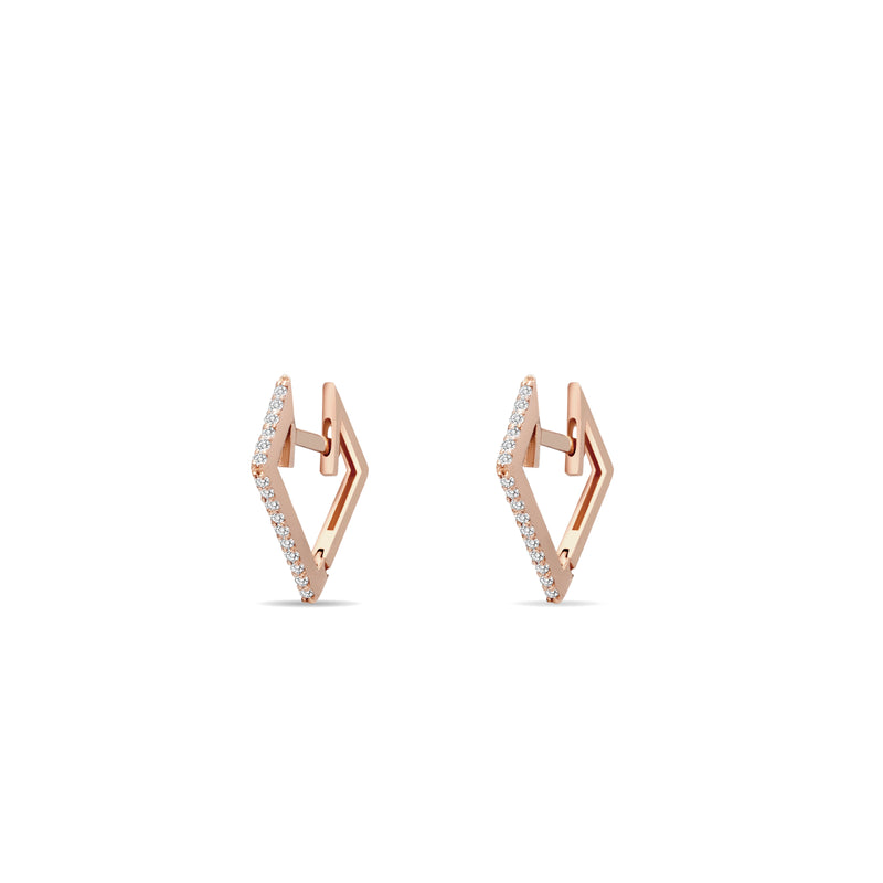 Mosuo Jewellery Eckige Diamant Creolen Wochenangebot