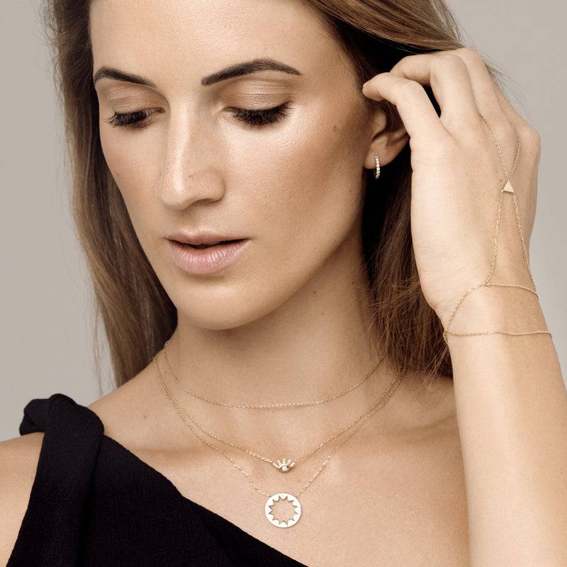 Mosuo Jewellery Sonnen Diamant Anhängerkette Bis zu 60% Rabatt