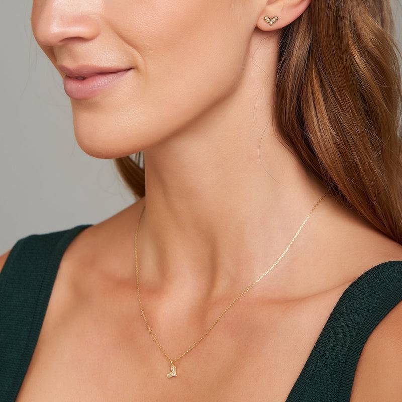 Mosuo Jewellery Diamant Herz Halskette Vierteljährliche Förderung