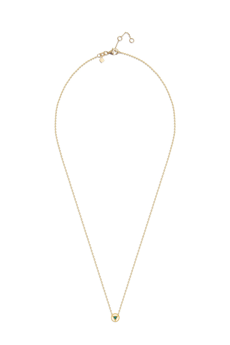 Mosuo Jewellery Emaille Dreieck Halskette Outlet