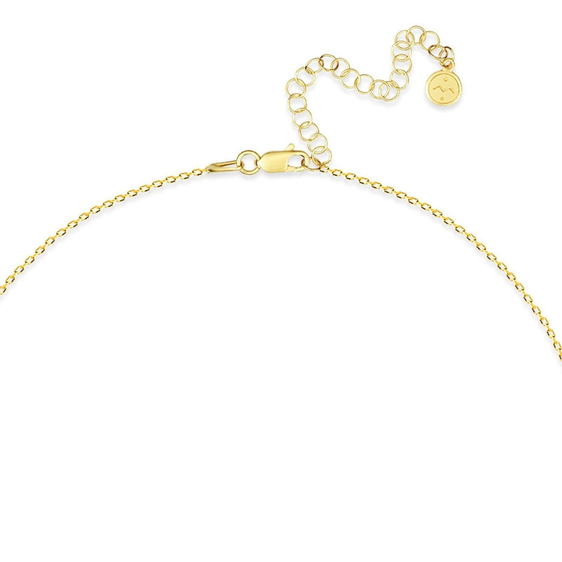 Mosuo Jewellery Diamant Buchstaben Halskette “A” - Vermeil Auslauf