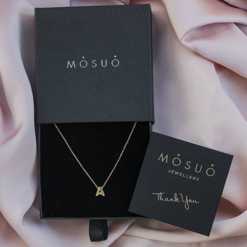 Mosuo Jewellery Diamant Buchstaben Halskette “A” - Vermeil Auslauf