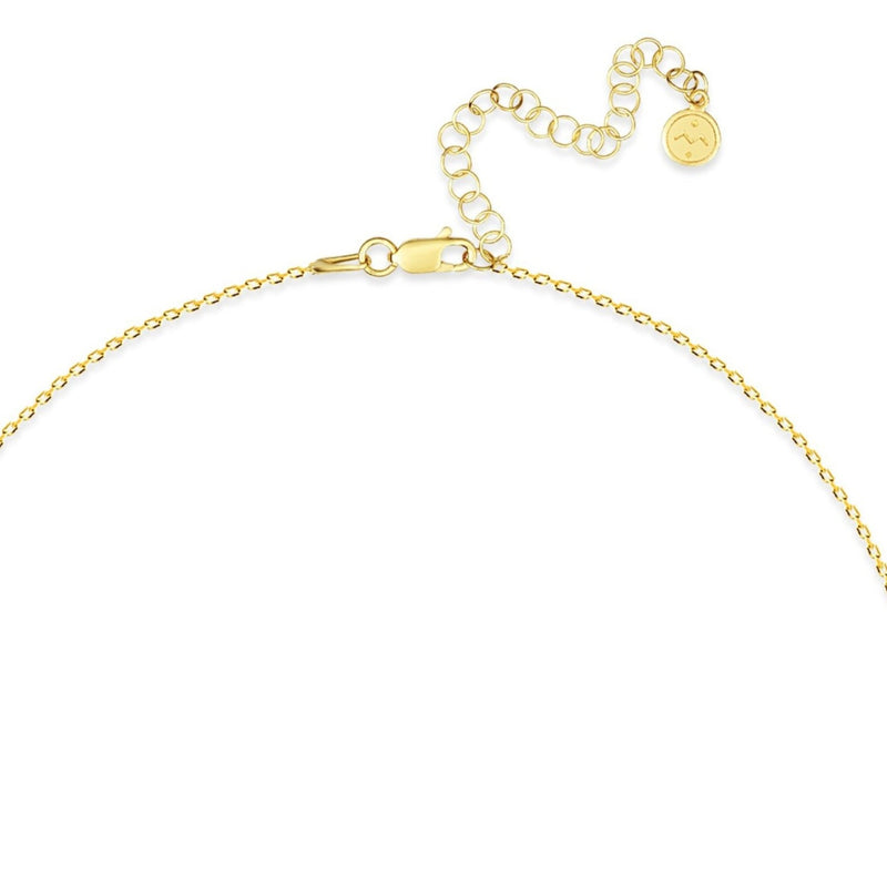 Mosuo Jewellery Diamant Buchstaben Halskette “B” - Vermeil Verkauf