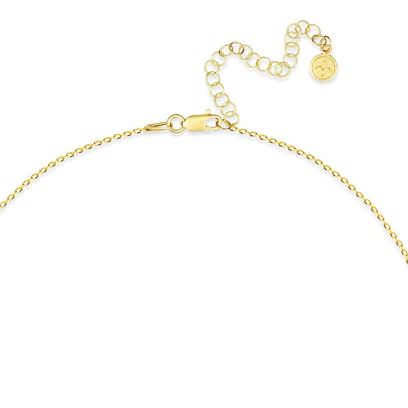 Mosuo Jewellery Diamant Buchstaben Halskette “D” - Vermeil Hotsell