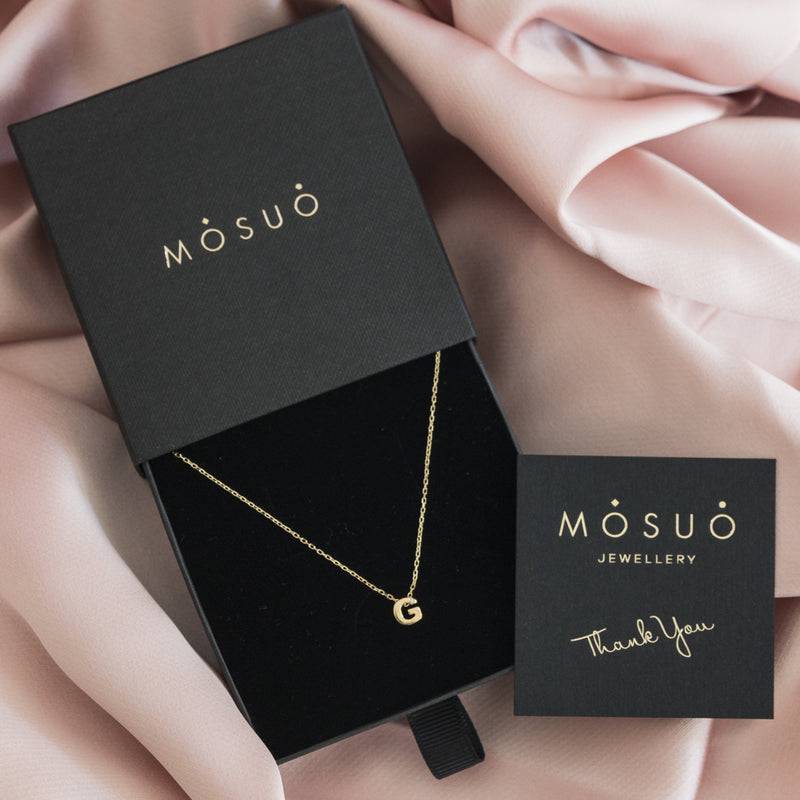 Mosuo Jewellery Diamant Buchstaben Halskette “G” - Vermeil Günstiger Verkauf