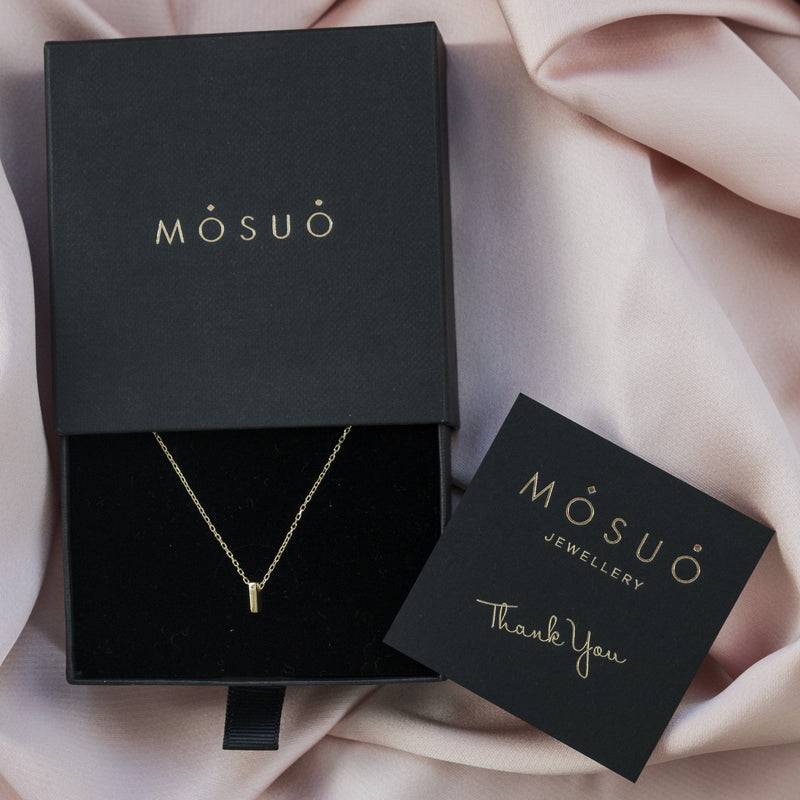 Mosuo Jewellery Diamant Buchstaben Halskette “I” - Vermeil Meist gekauft
