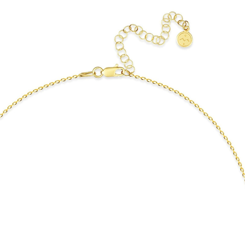 Mosuo Jewellery Diamant Buchstaben Halskette “P” - Vermeil Rabatt
