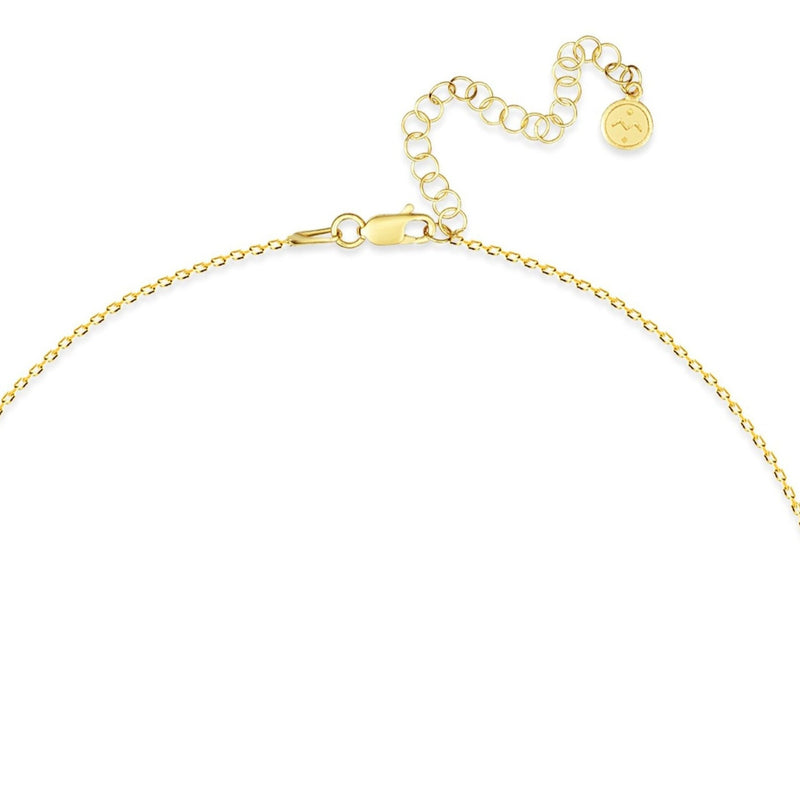 Mosuo Jewellery Diamant Buchstaben Halskette “S”- Vermeil Großer Ausverkauf