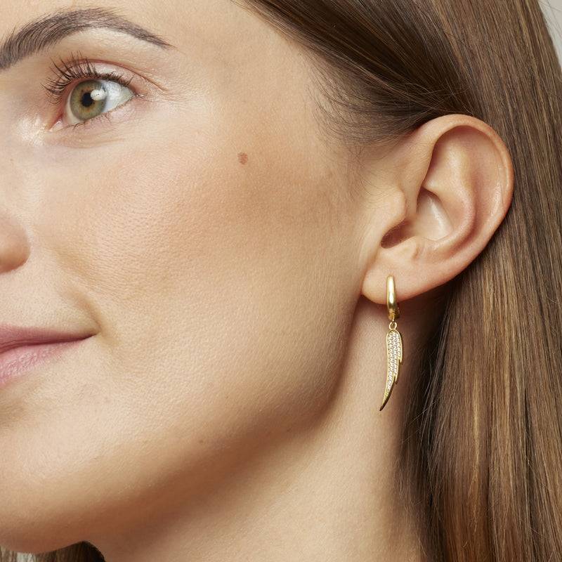 Mosuo Jewellery Engelsflügel Ohrringe - Vermeil Weihnachtsangebot