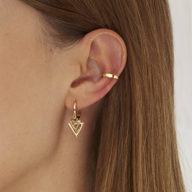Mosuo Jewellery Ohrklemme Gold - Vermeil Osterangebot