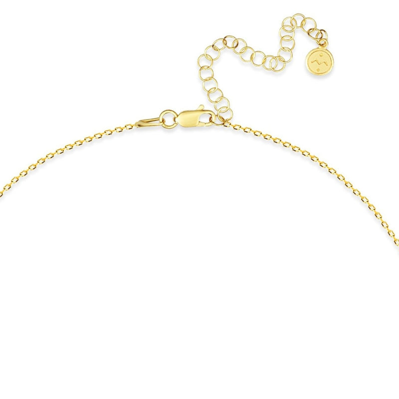 Mosuo Jewellery Diamant Buchstaben Halskette “W”- Vermeil Vatertagsangebot