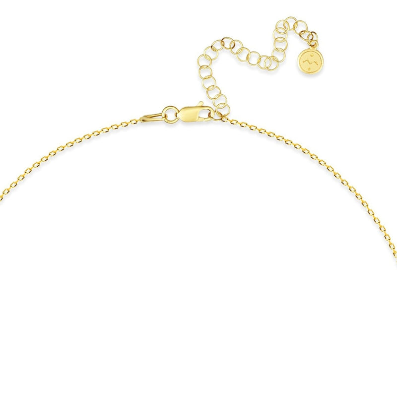 Mosuo Jewellery Diamant Buchstaben Halskette “X”- Vermeil Valentinstagsangebot