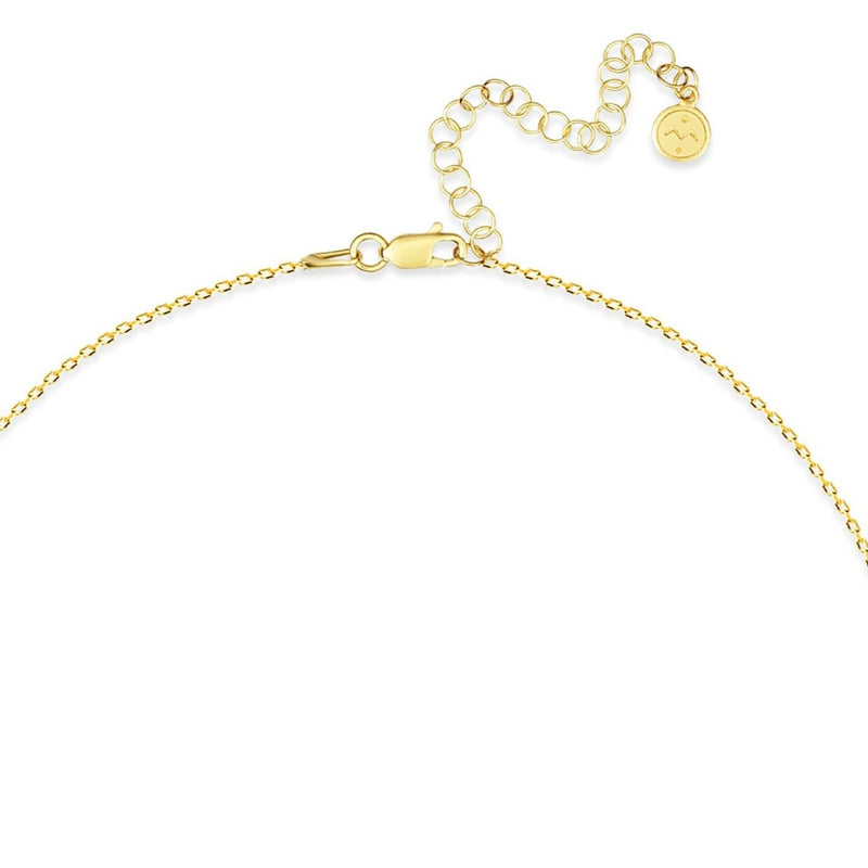 Mosuo Jewellery Diamant Buchstaben Halskette “Z”- Vermeil Lagerräumung
