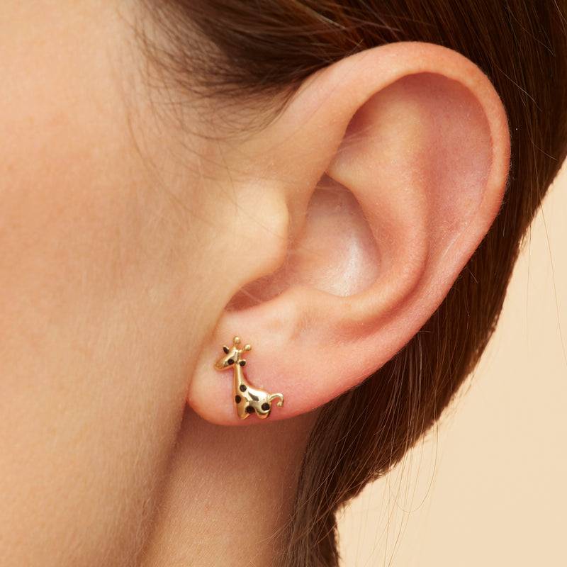 Mosuo Jewellery KIDS Emaille Giraffen Ohrstecker Neuheiten