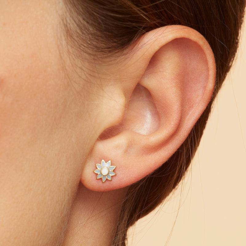 Mosuo Jewellery KIDS Emaille Blumen Ohrstecker Bestseller