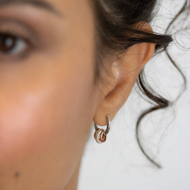 Nana Kay Echtgold Ohrring pendentif Rosé Fabrik Onlineshop