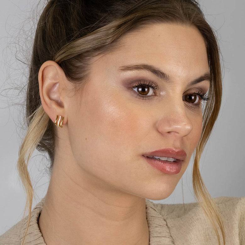 Nana Kay Natural Flow Ohrstecker Brienne Zirkonia Preisnachlass