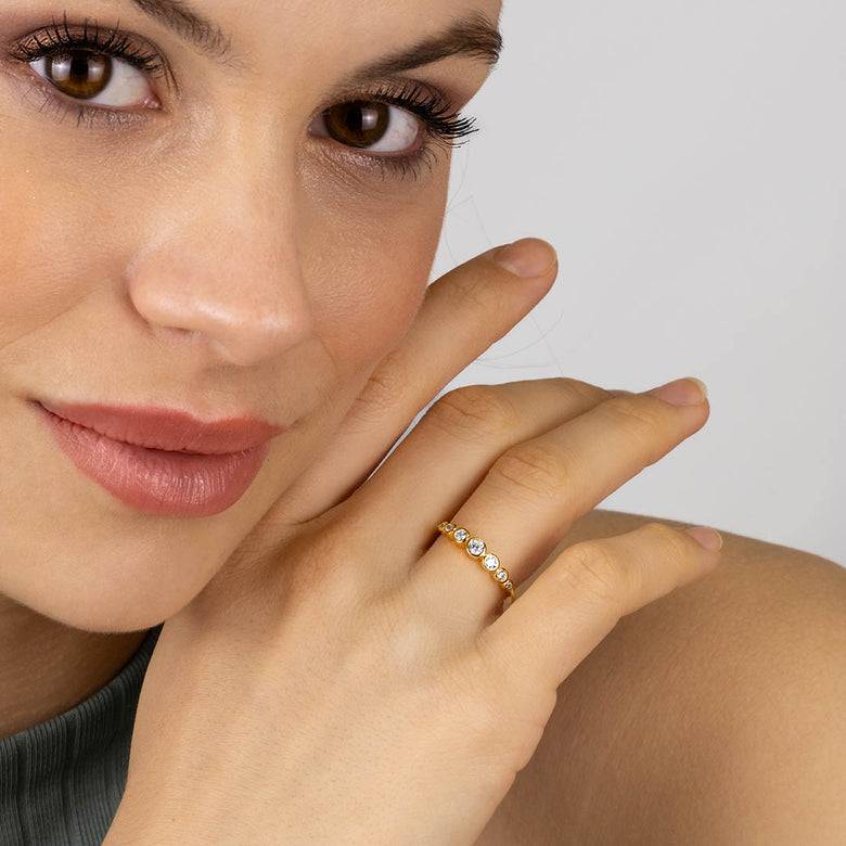 Nana Kay Classic Solitaire Ring Emerelle Bis zu 55% Rabatt
