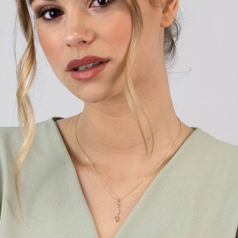 Nana Kay Echtgold Collier affidée Online