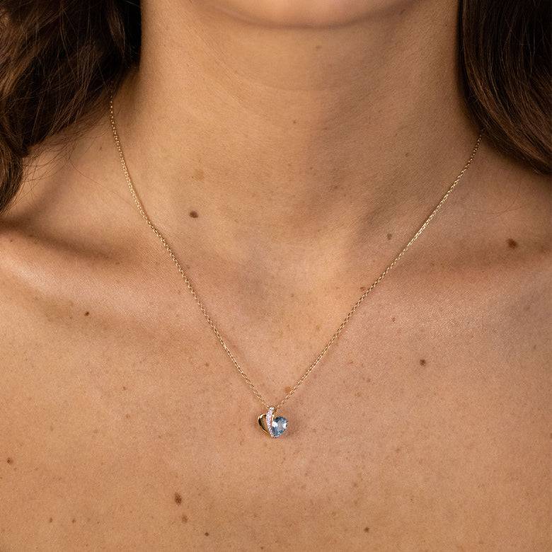 Nana Kay Echtgold Collier Bleu Chérie im Angebot