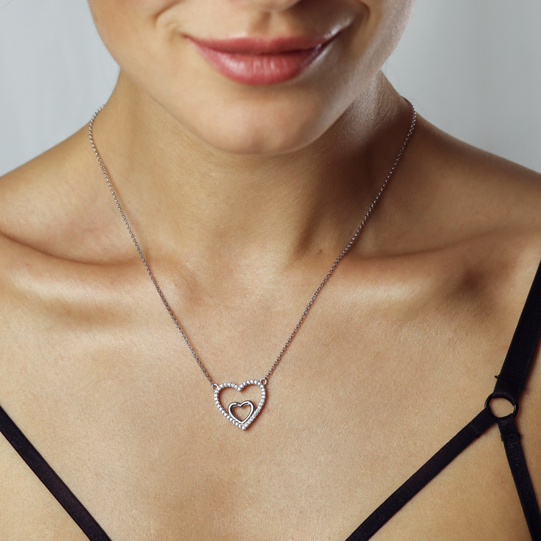 Nana Kay Double Happiness Halskette Silber Wochenangebot