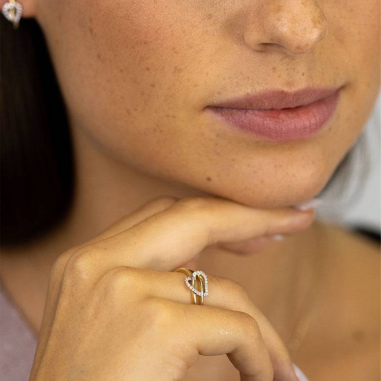 Nana Kay Echtgold Ring près du coeur Bis zu 60% Rabatt