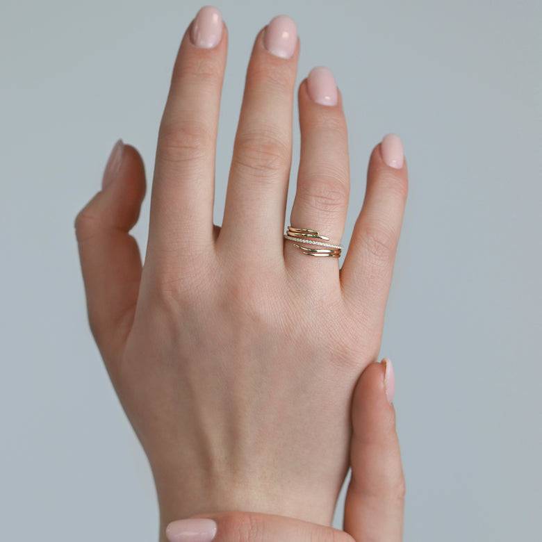 Nana Kay Echtgold Ring volute Sonderangebot der Fabrik