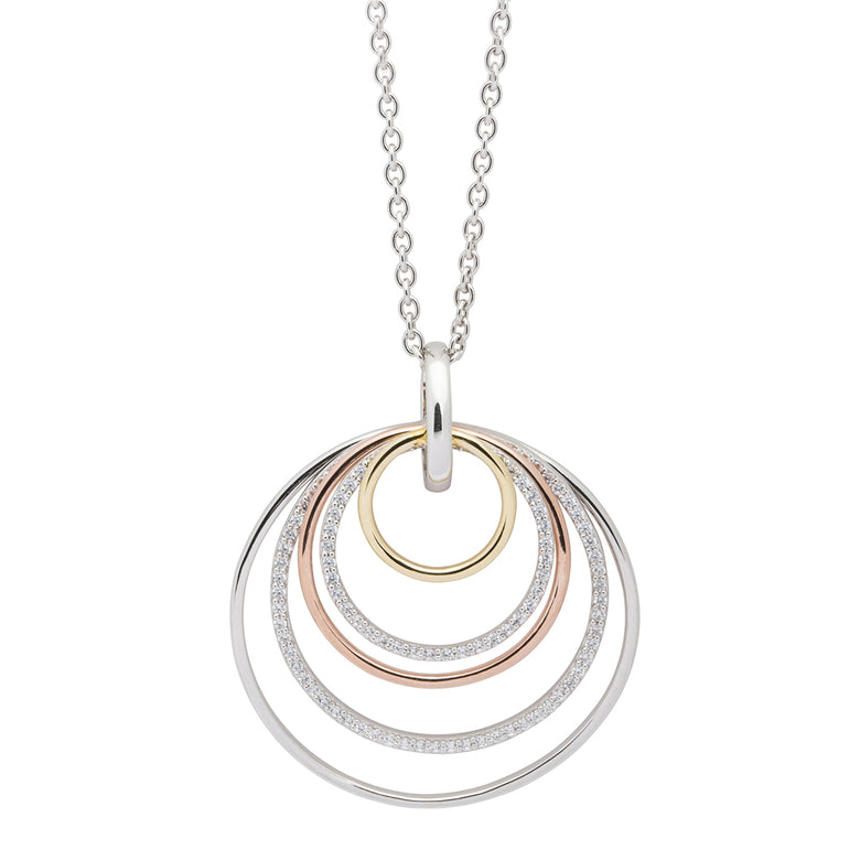 Nana Kay Swinging Silver Halskette Bride Tricolor Auslauf