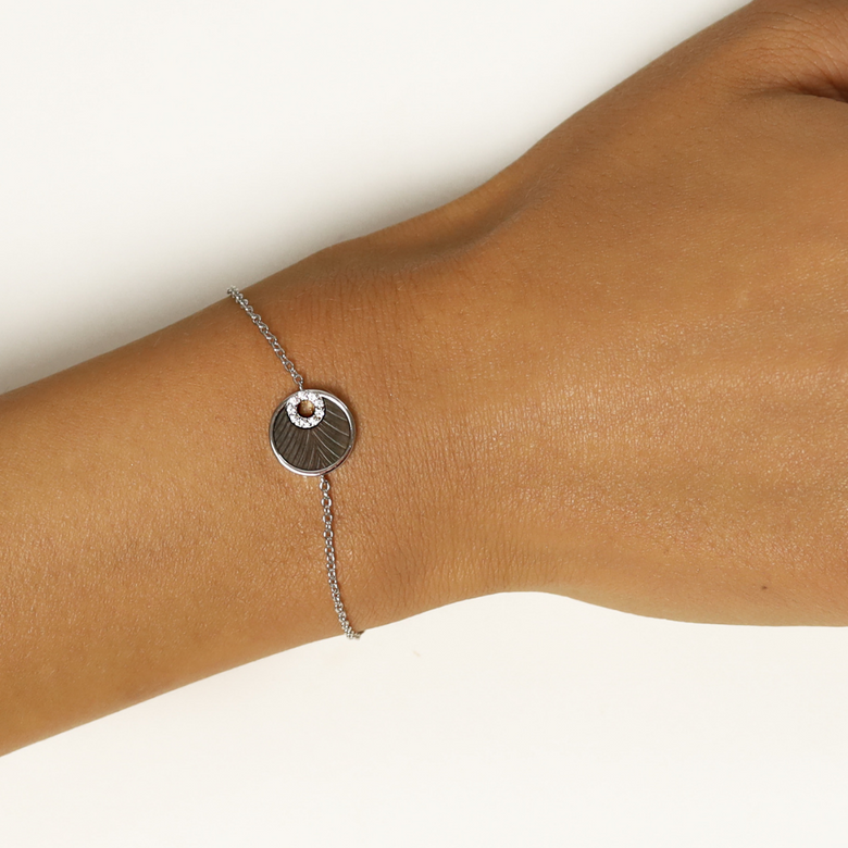 Nana Kay Shiny Circles Armband Shell Cyber Monday