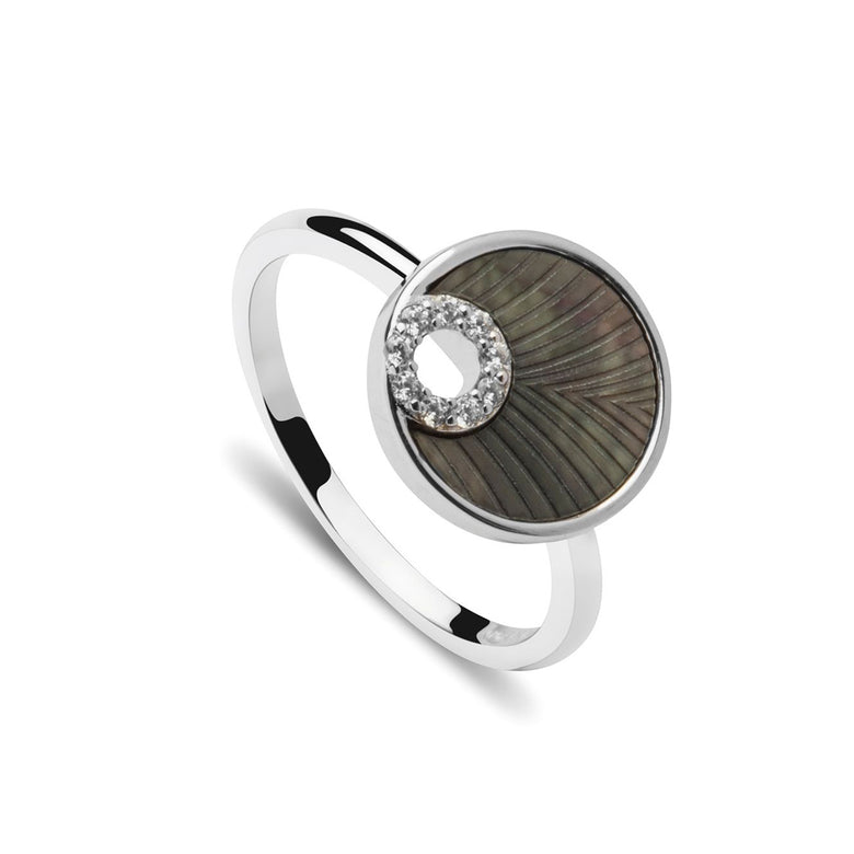 Nana Kay Shiny Circles Ring Shell Black Friday