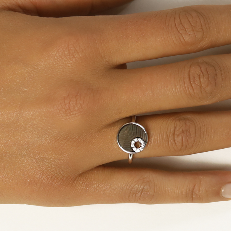 Nana Kay Shiny Circles Ring Shell Black Friday