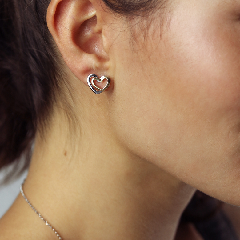 Nana Kay Double Happiness Ohrstecker Gold Fabrikladen