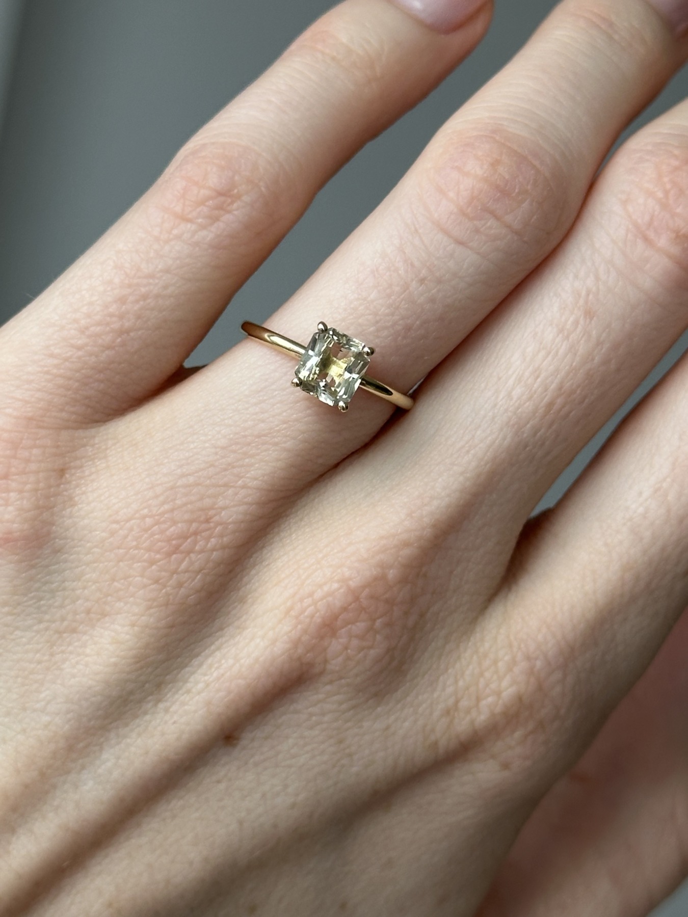 Nina Kastens Yellow Sapphire Ring Super Rabatt
