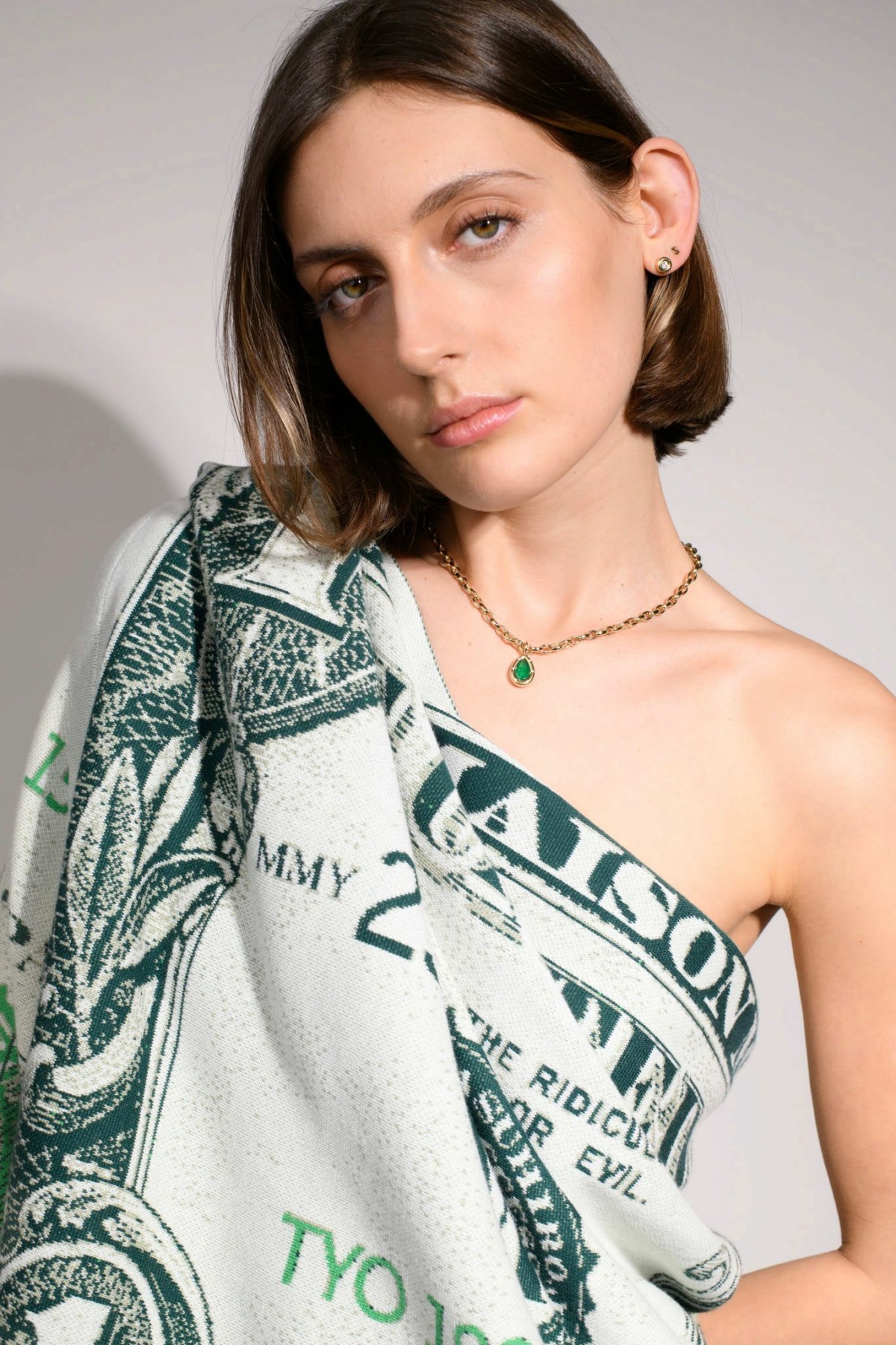 Nina Kastens Subway Pendant Emerald Big Pear Begrenzt auf 3 Tage