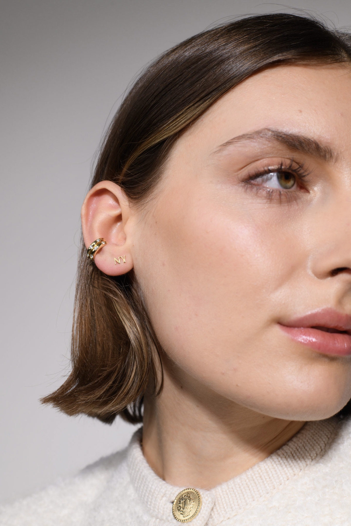 Nina Kastens Diamond Line Ear Cuff 50% Rabatt für begrenzte Zeit
