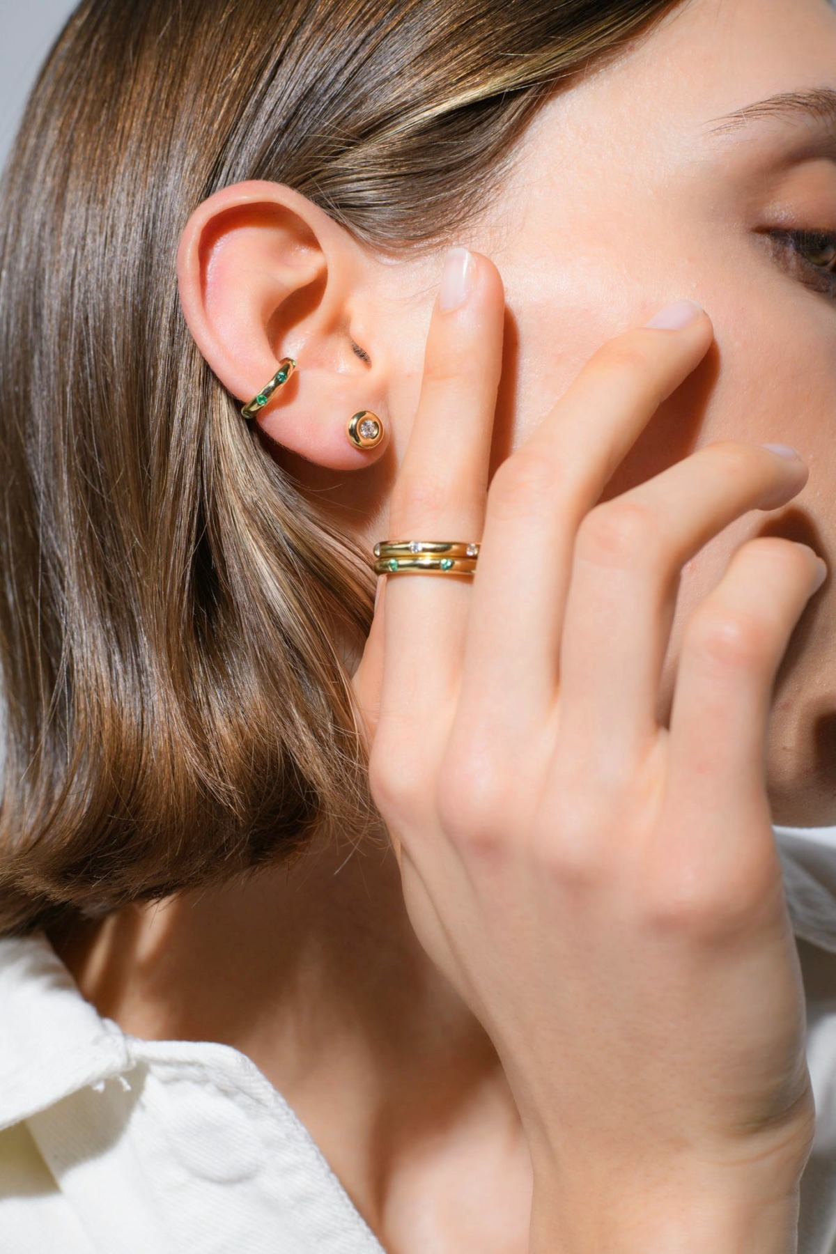 Nina Kastens Diamond Line Ring Outlet