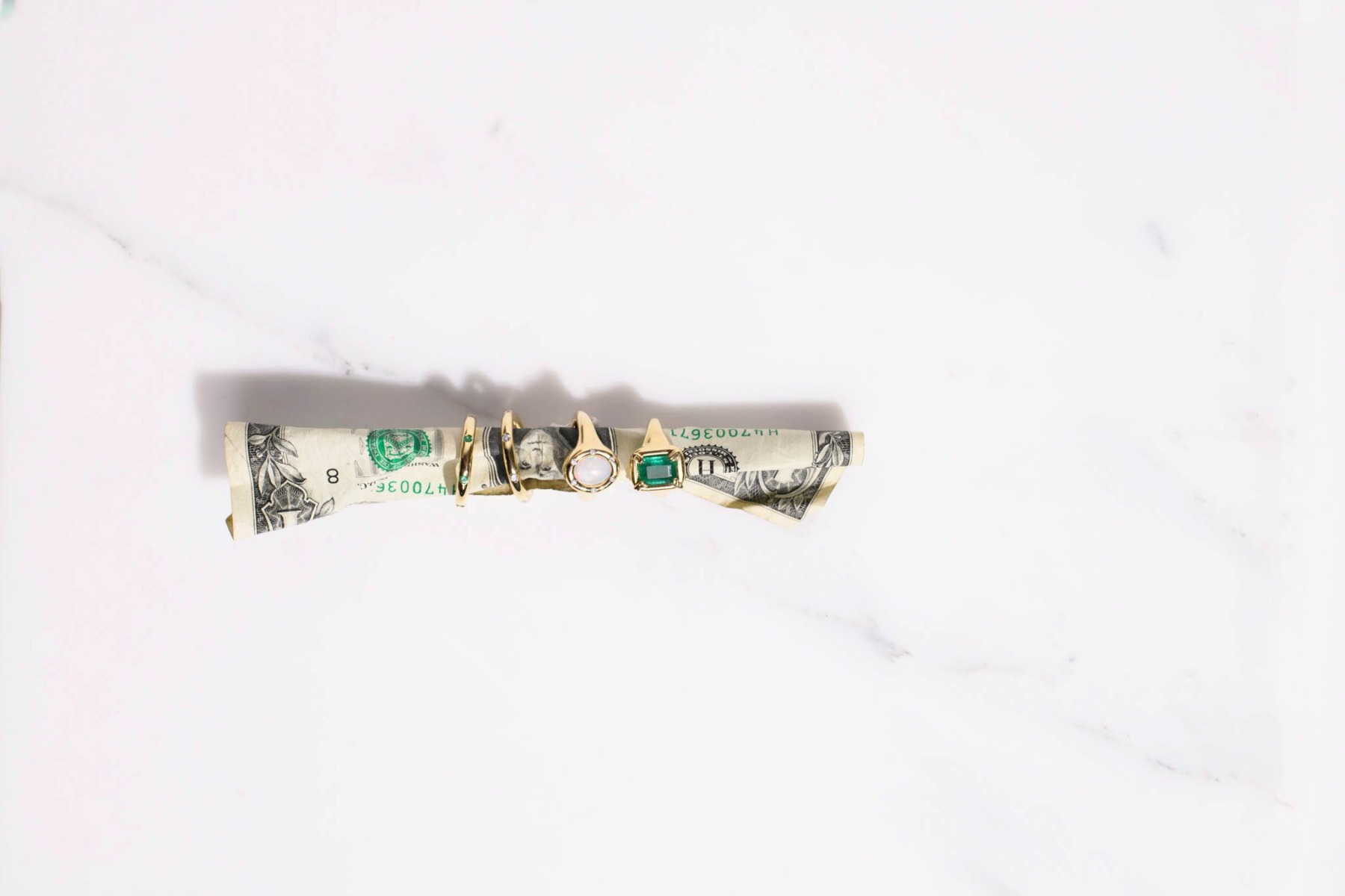Nina Kastens Diamond Line Ring Outlet