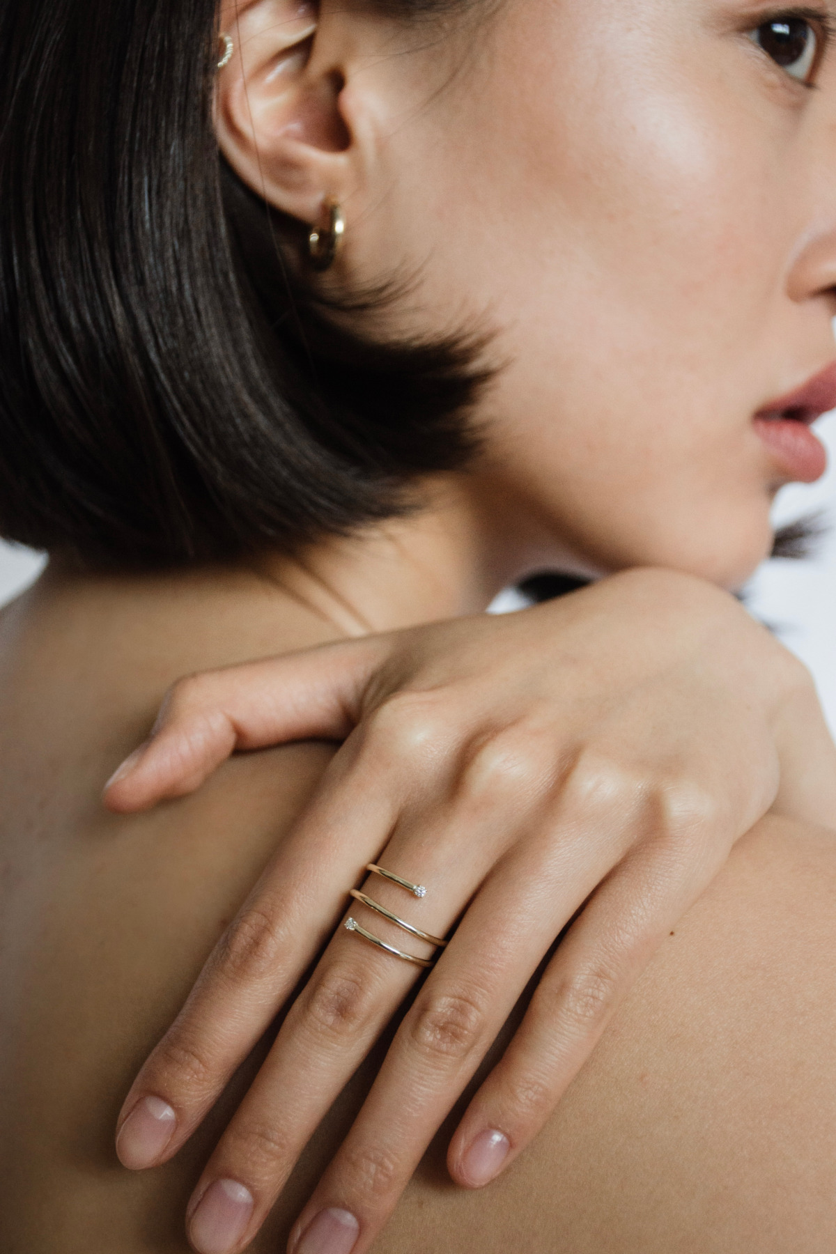 Nina Kastens Twisted Diamond Ring Hotsell