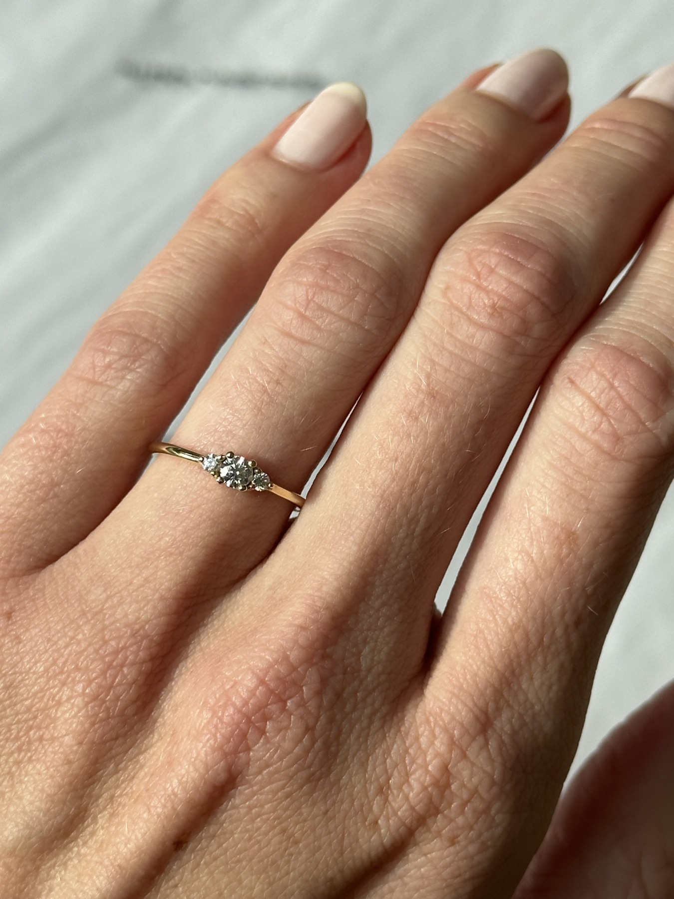 Nina Kastens Diamond 3-Stone-Ring Meist gekauft