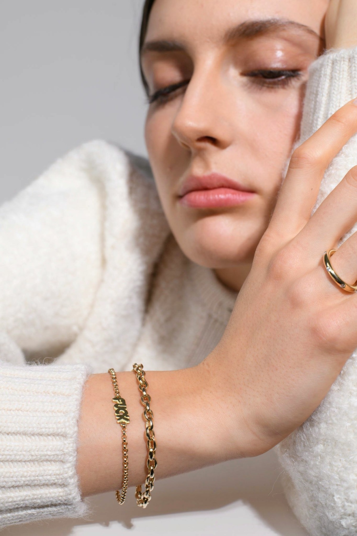 Nina Kastens F*CK Graffiti Bracelet Großer Ausverkauf
