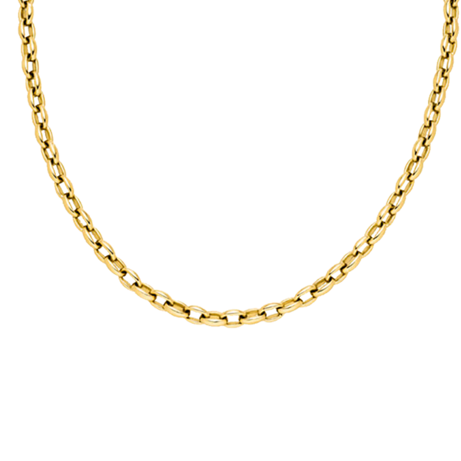 Nina Kastens Oval Chain Necklace Online Shopping