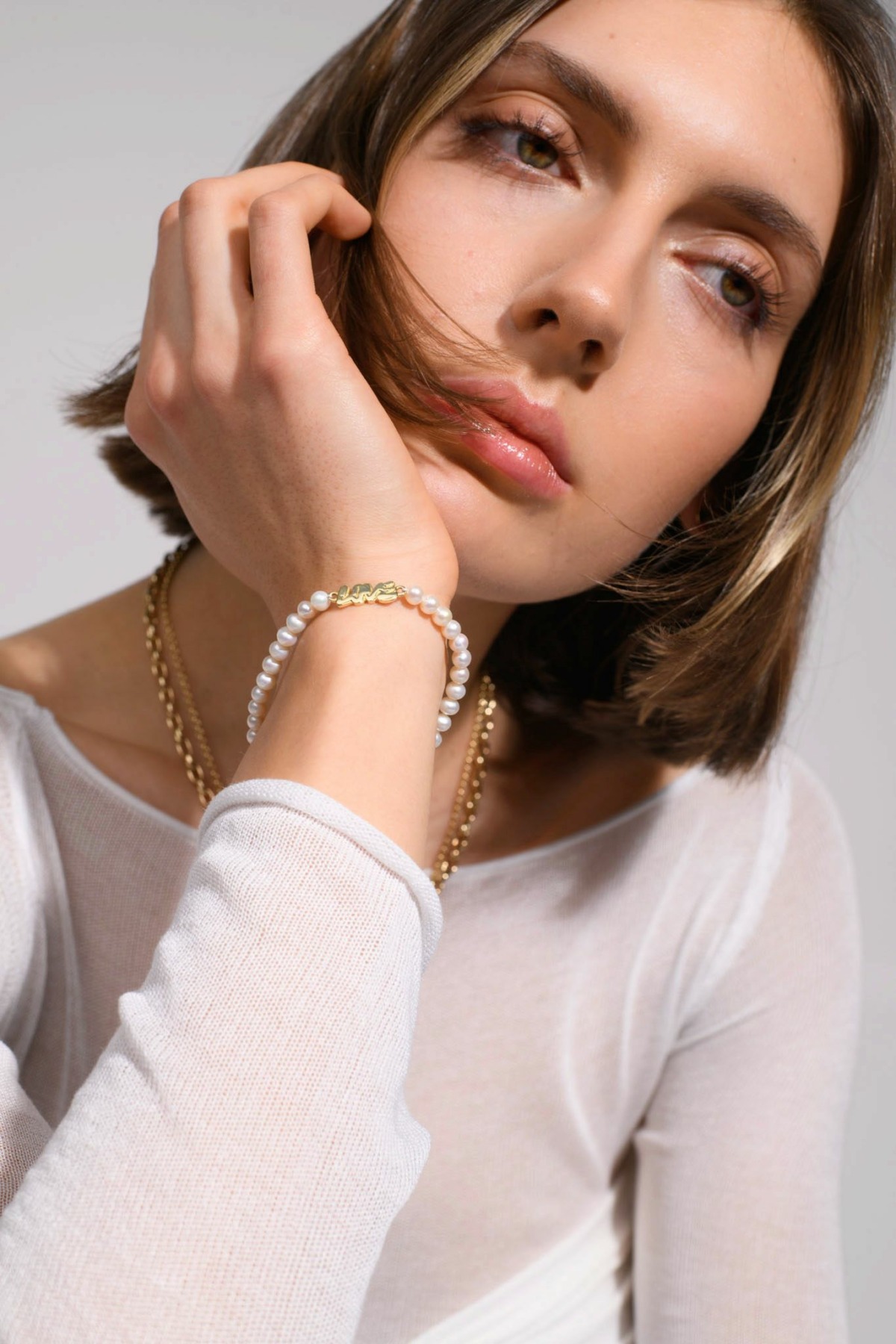 Nina Kastens LOVE Graffiti Pearl Bracelet Muttertagsangebot