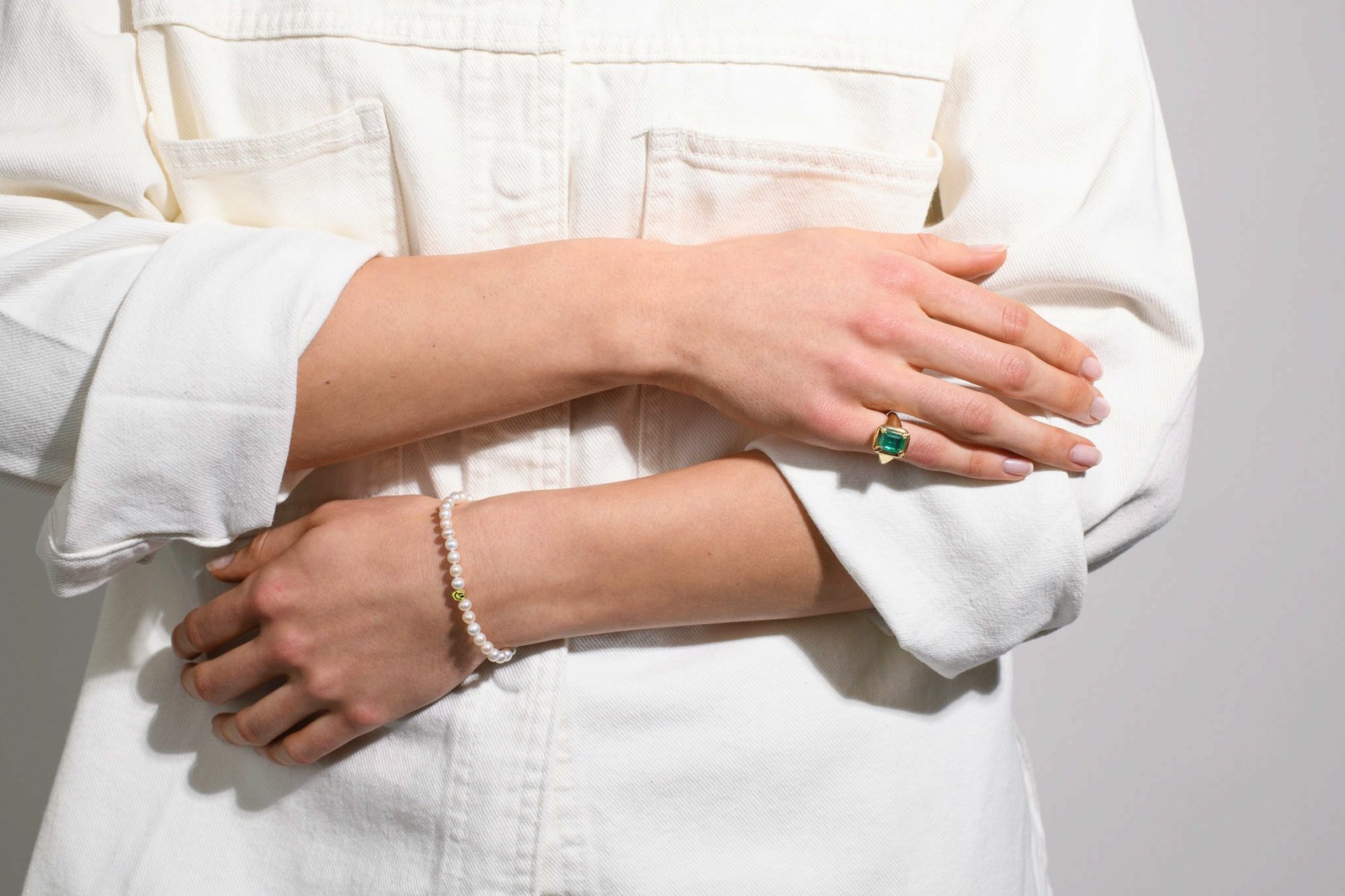 Nina Kastens Nice Day Pearl Bracelet Pink Heißer Verkauf