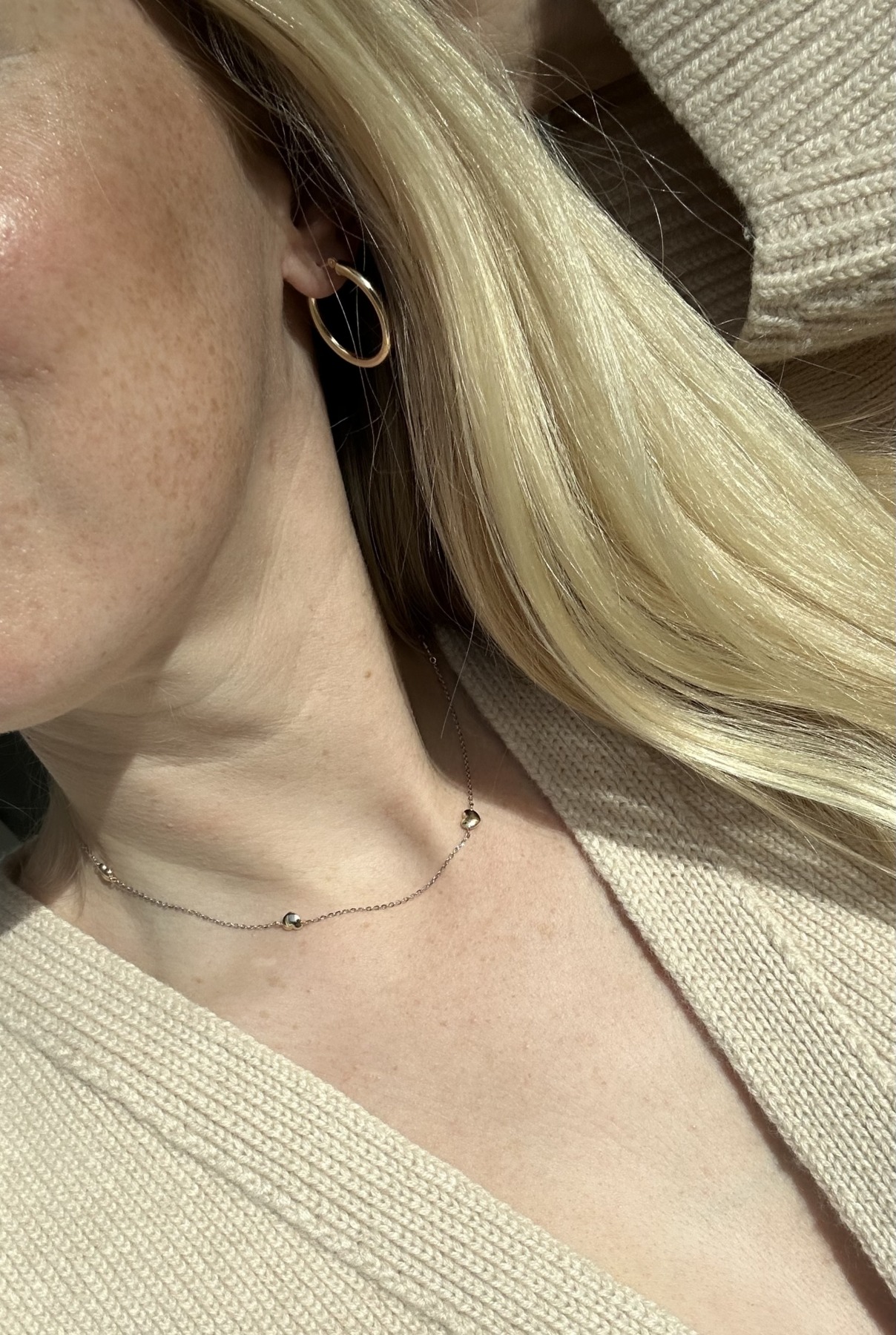 Nina Kastens Bicolor Heart Choker Zeitlich begrenztes Angebot