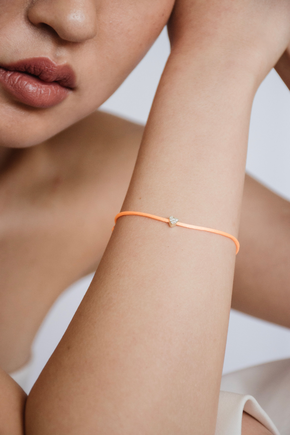 Nina Kastens Diamond Heart Bracelet Orange Wochenangebot