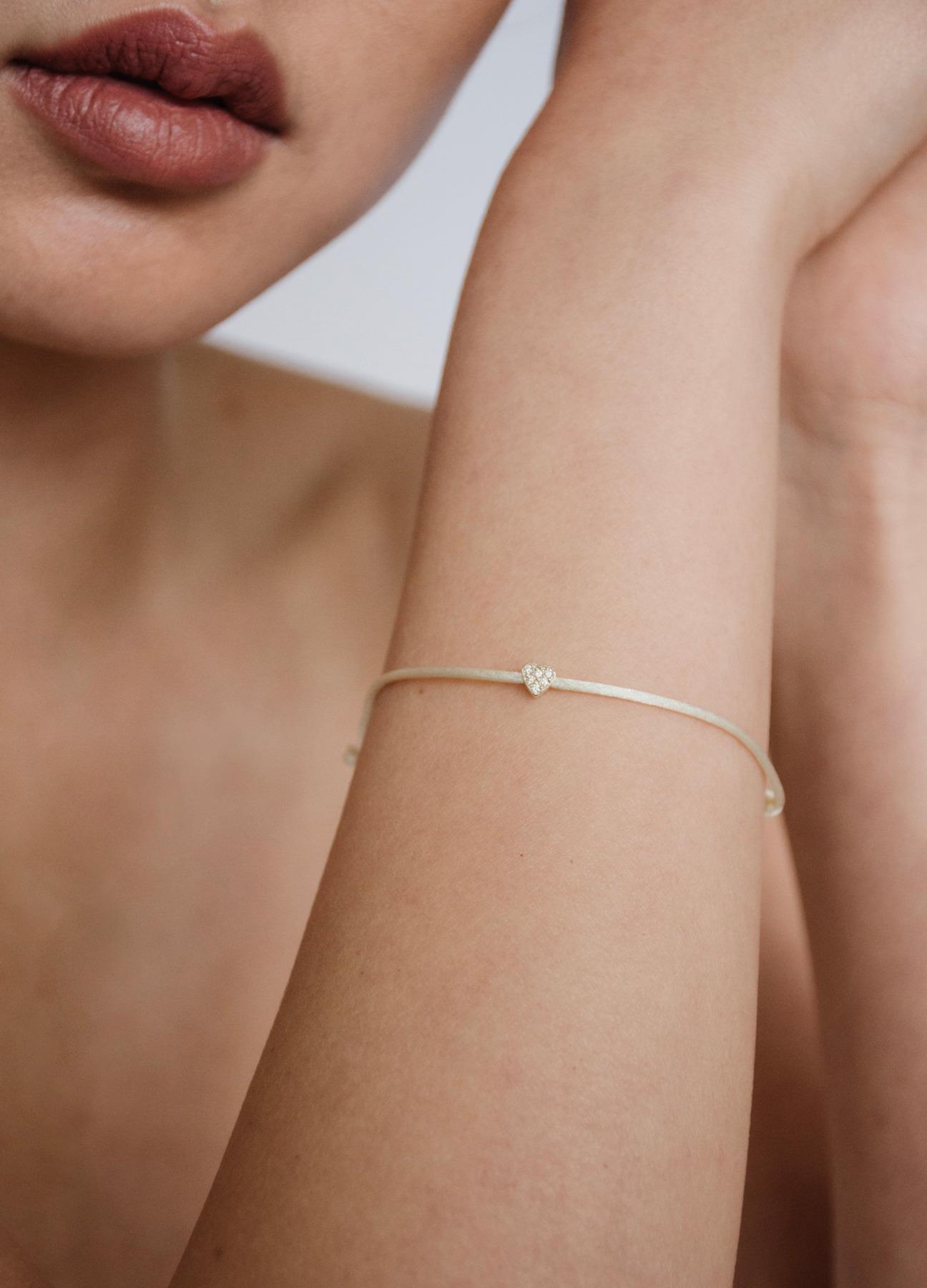 Nina Kastens Diamond Heart Bracelet White JETZT KAUFEN