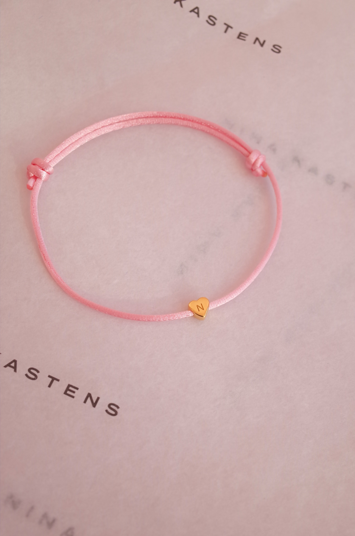 Nina Kastens Heart Bracelet White WG Neueste Stile
