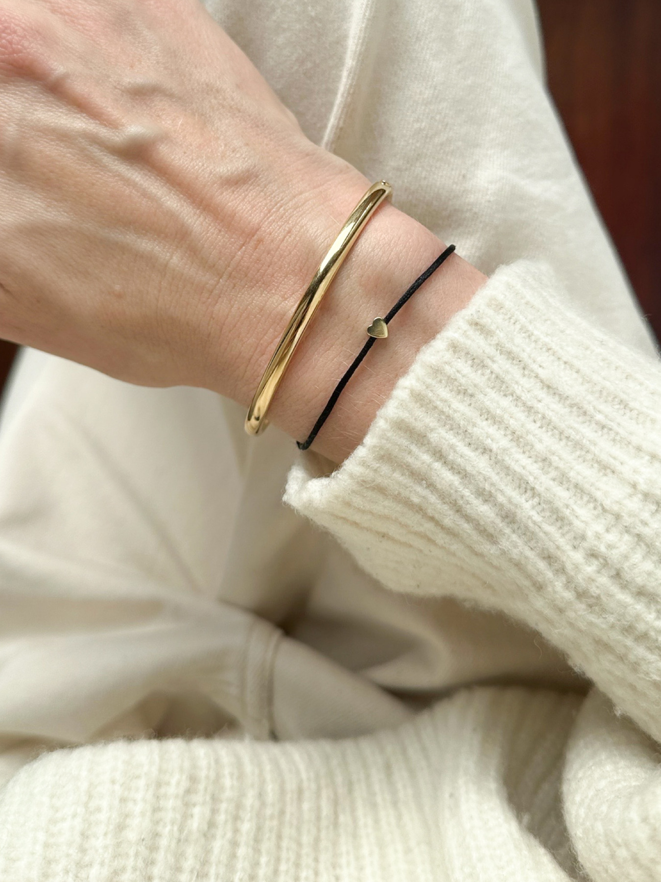 Nina Kastens Heart Bracelet Black Bis zu 65% Rabatt
